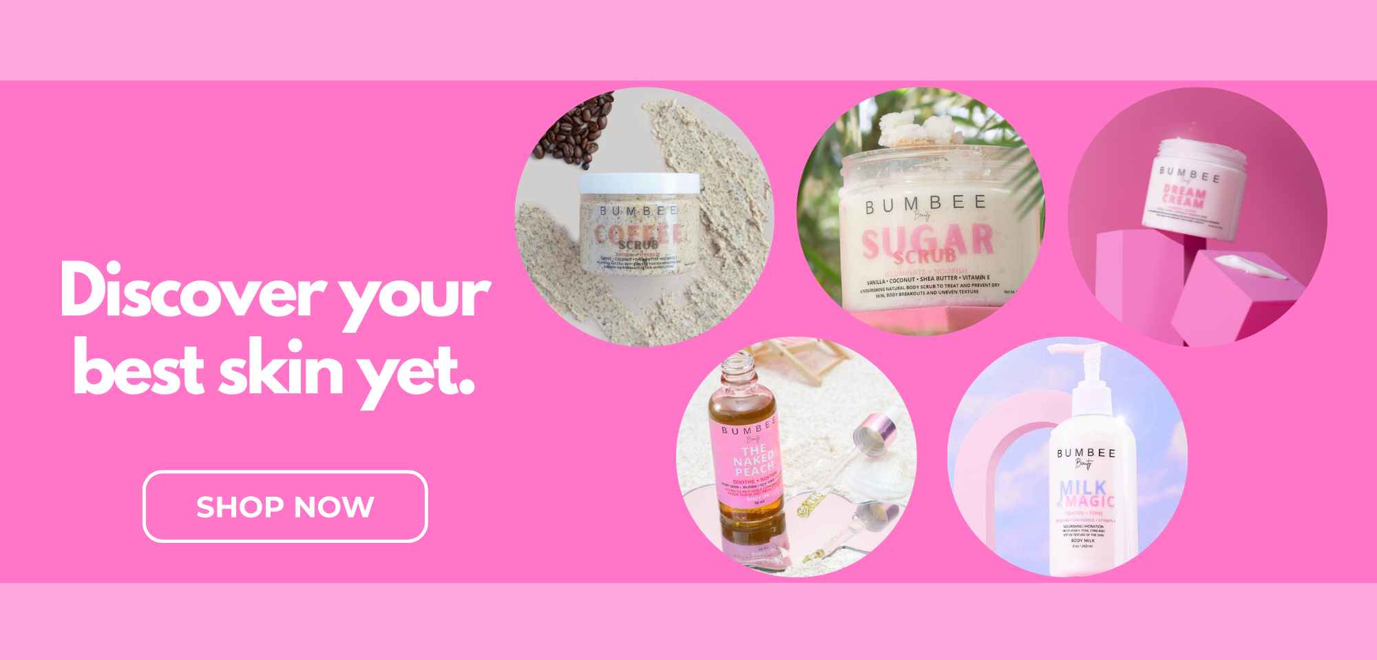 Shop Bumbee Beauty natural skincare products, including moisturizing sugar scrubs, body oils, and hydrating creams. Perfect for sensitive skin, cruelty-free, and made with natural ingredients for glowing, nourished skin